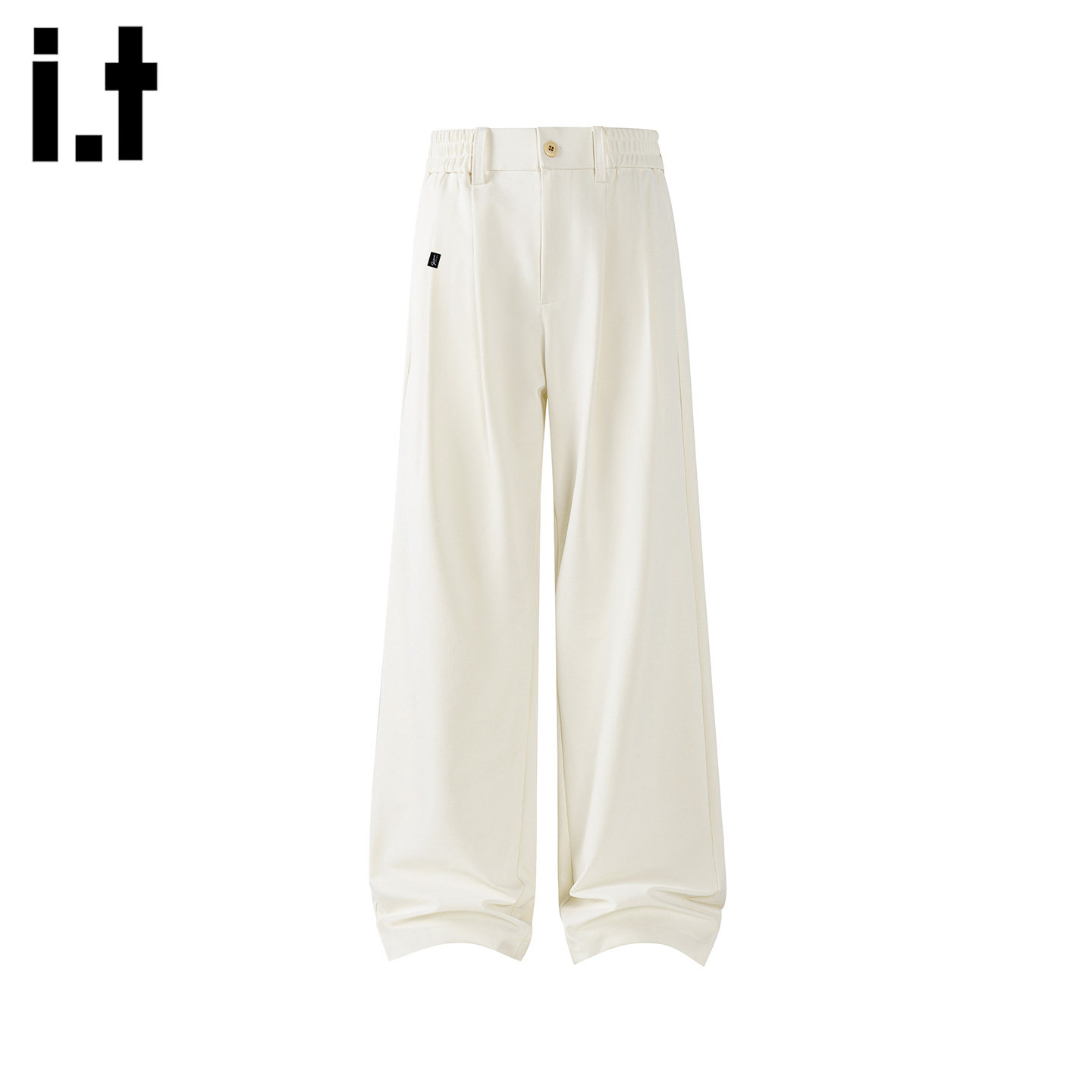 it :5cm/FIVECM微喇西装裤男士宽松垂感直筒休闲裤春季阔腿长裤子