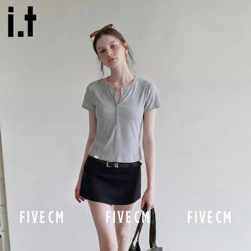 itFIVECM美式辣妹夏季短袖T恤女