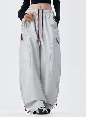 FIVE cmit :5cm/FIVECM工装休闲裤2025新款秋冬男女同款直筒阔腿