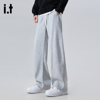 潮流弯刀休闲裤男士2025秋冬