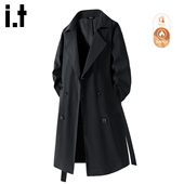 5cm 冬季 FIVECM英伦风加厚夹棉西装 风衣男女款 大衣外套 领长裤