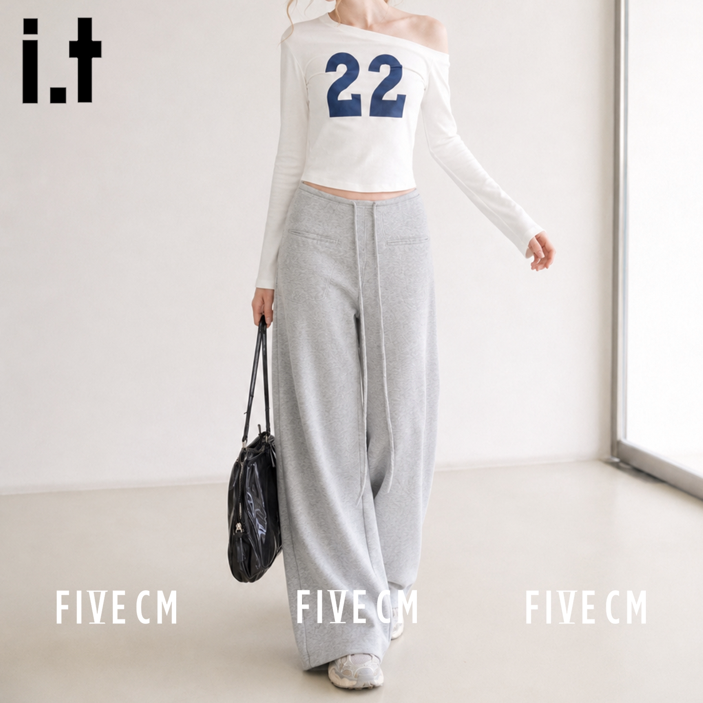 itFIVECM秋季极简西装裤女