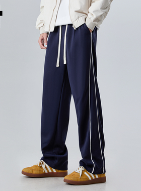 it :5cm/FIVECM美式休闲裤男士秋冬季新款宽松直筒垂感运动裤卫裤