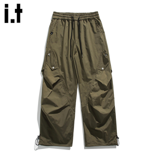 it :5cm/FIVECM美式山系户外伞兵工装裤男款2025秋冬运动阔腿长裤