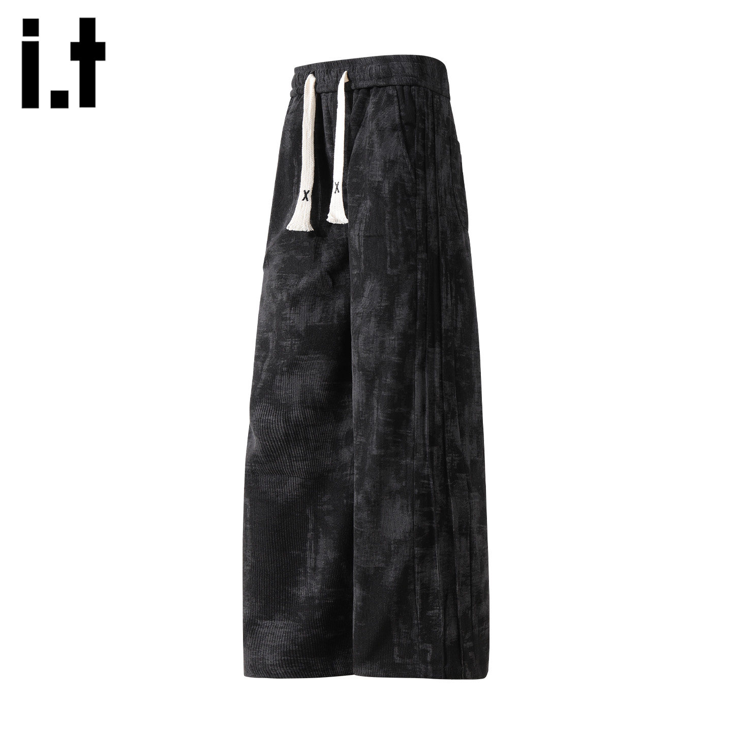 it :5cm/FIVECM美式休闲阔腿男女款宽松百搭运动长裤垂感弯刀卫裤