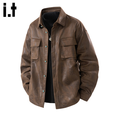 it5cm/FIVECMPU皮衣夹克