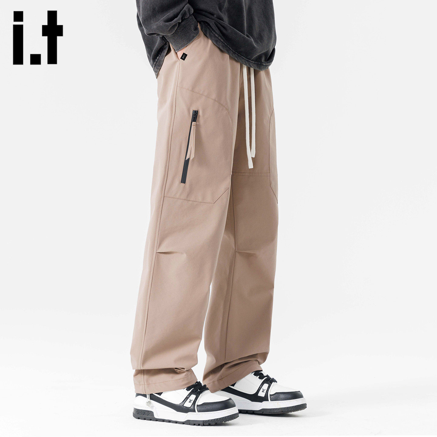 it :5cm/FIVECM春季美式工装裤男百搭宽松休闲潮流裤子保暖休闲裤,男装,休闲裤,淘宝优惠券,粉丝福利购,淘宝优惠卷