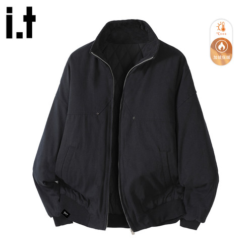 it5cm男士立领加厚保暖棉服