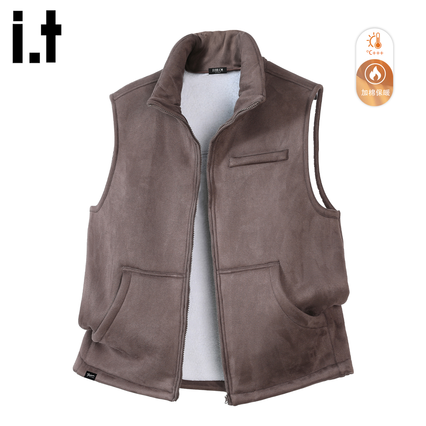 秋冬新款复古夹棉加厚机车工装