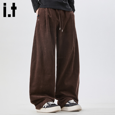 it5cm时尚灯芯绒休闲长裤百搭