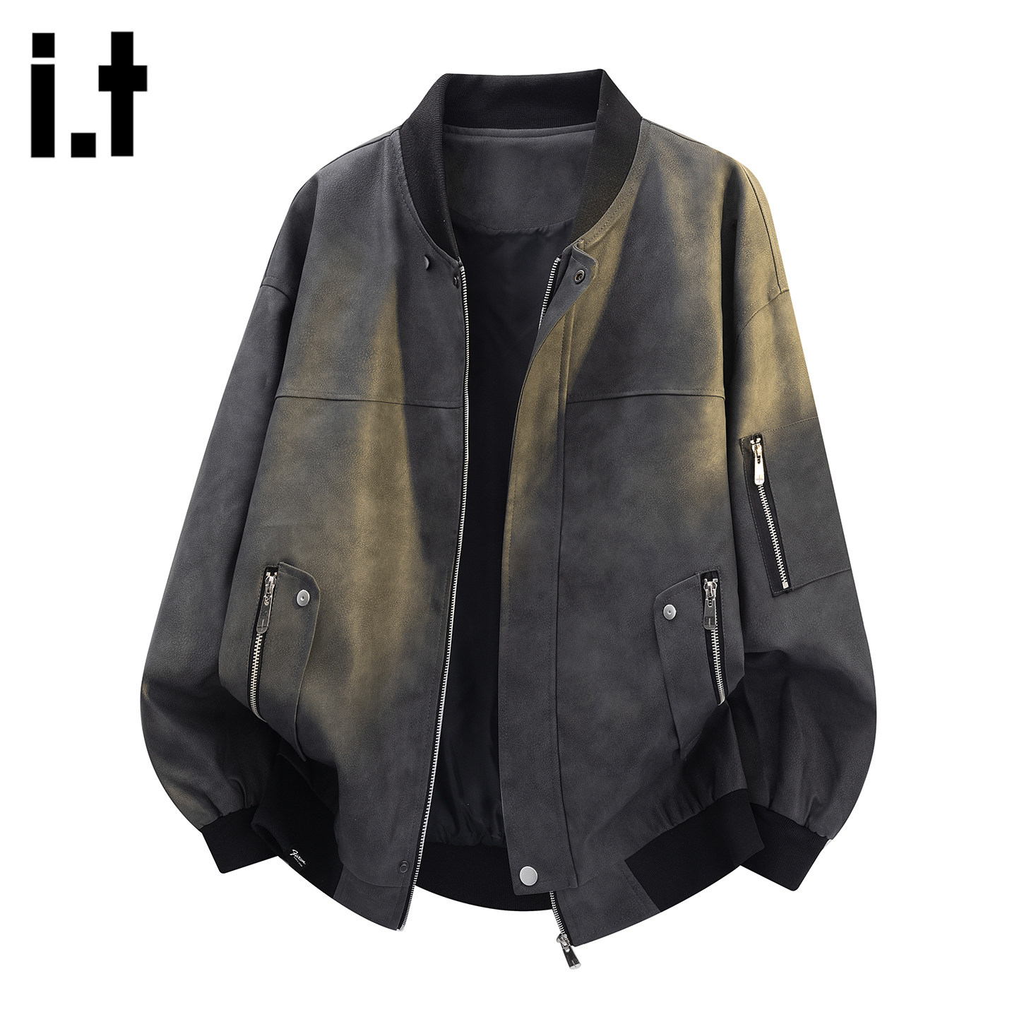 it :5cm/FIVECM港风复古上衣春季男款痞帅高街夹克休闲高级感外套