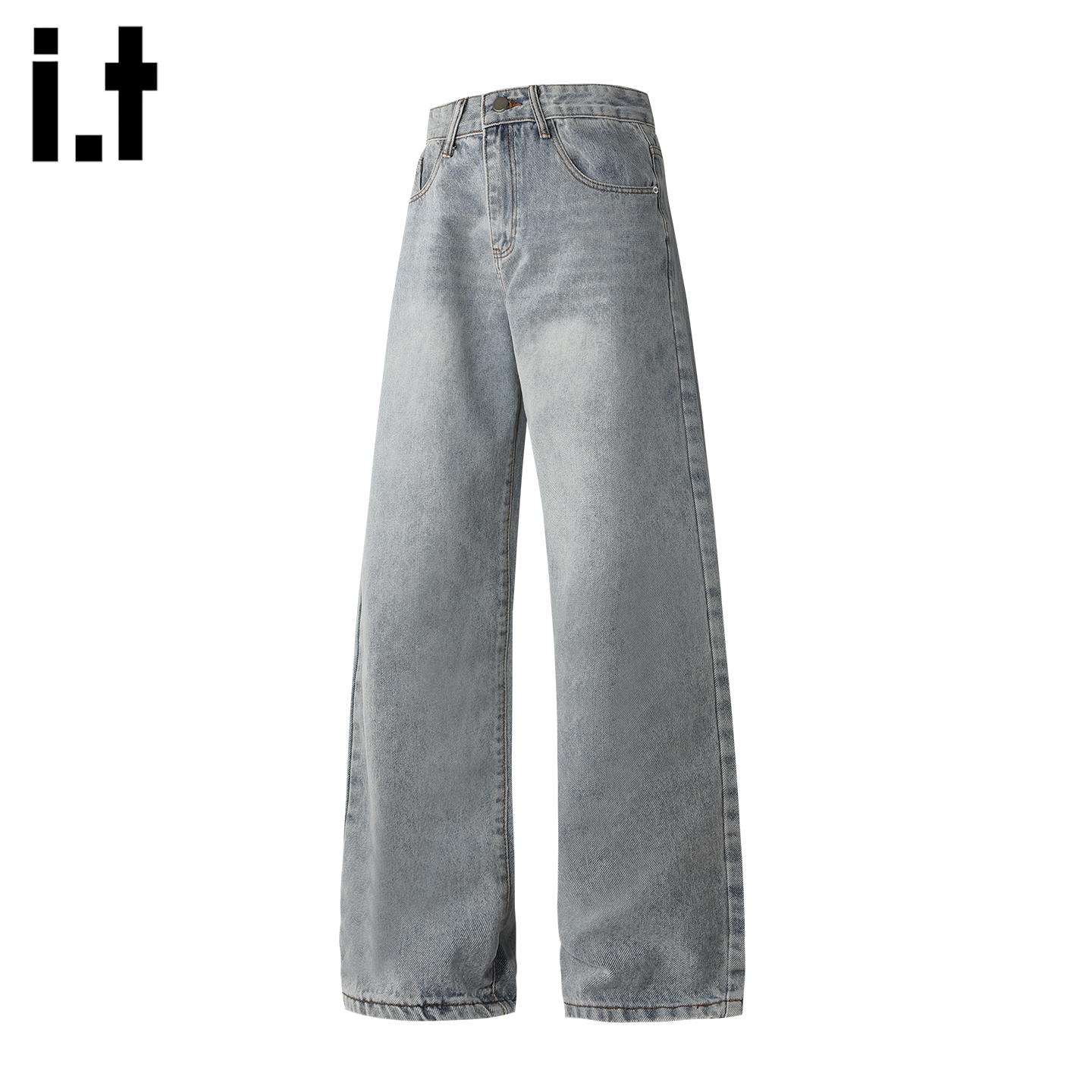 IT'S5cm/五cm水洗做旧牛仔裤