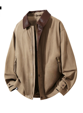 it :5cm/FIVECM翻领夹克男2025秋季新款宽松休闲百搭上衣外套潮流