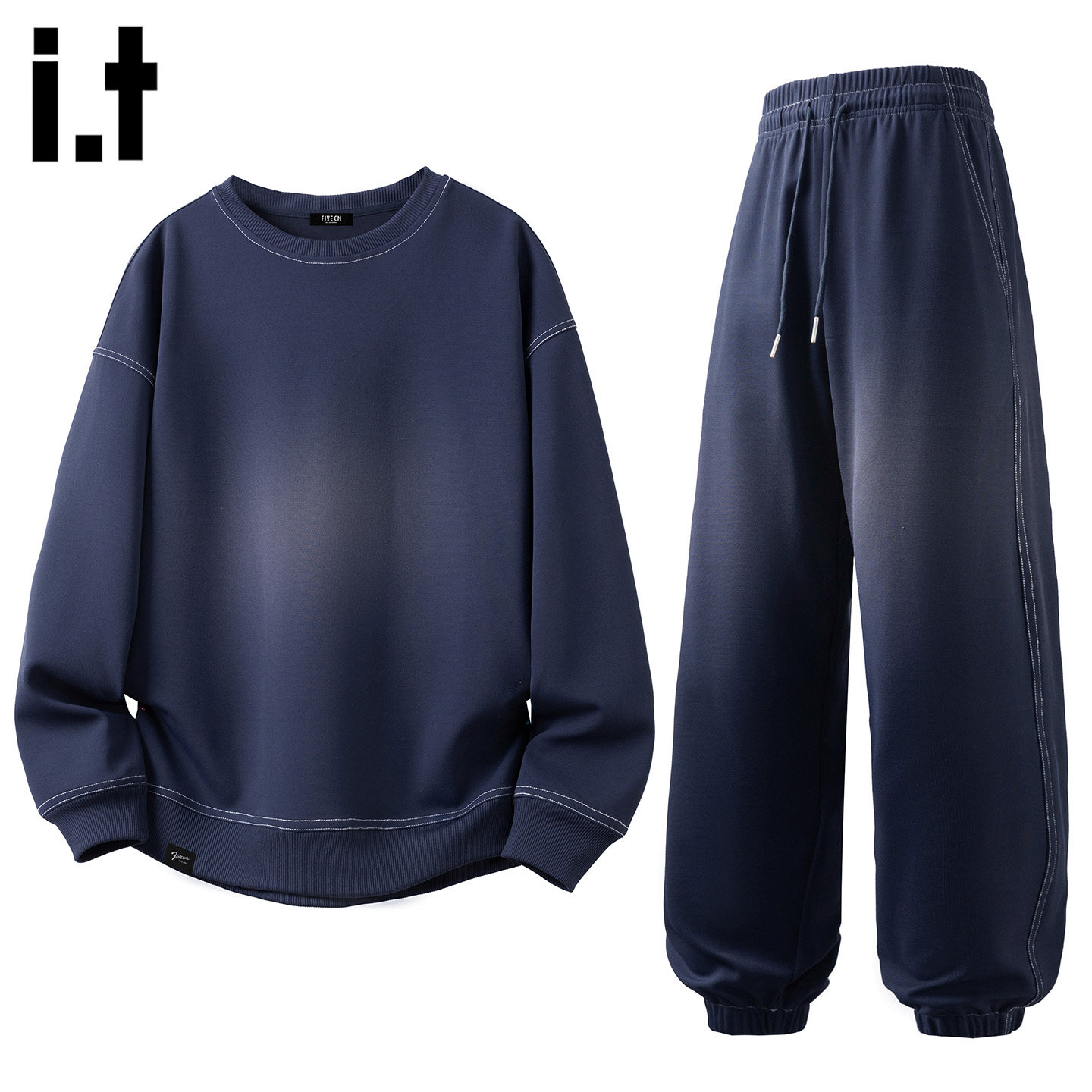 it :5cm/FIVECM休闲套装一整套男款2025新款秋冬季卫衣长裤两件套