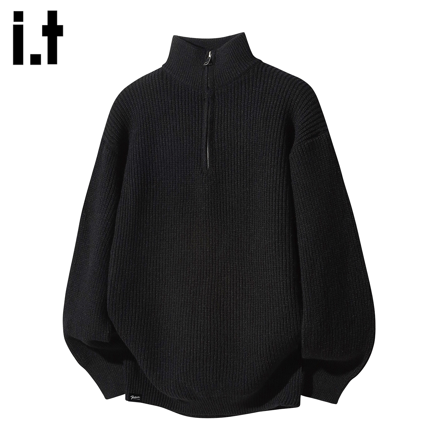 FIVEcm半拉连立领内搭毛衣