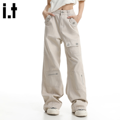 IT'S5cm美式高街工装牛仔裤