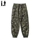 5cm 束脚宽松运动长裤 FIVECM迷彩工装 休闲裤 男2025新款 春秋季