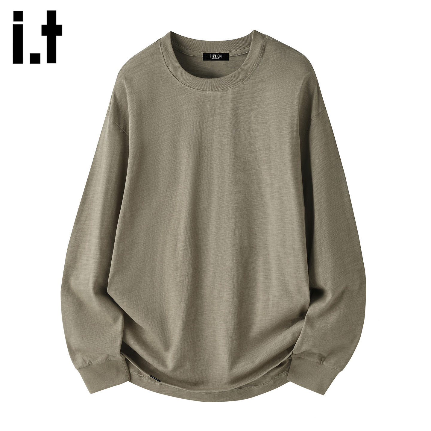 it :5cm/FIVECM长袖男t恤春季柔软舒适纯内搭高端轻奢2026打底衫,男装,T恤,淘宝优惠券,粉丝福利购,淘宝优惠卷