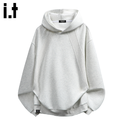 连帽重磅套头卫衣男士2025春秋季
