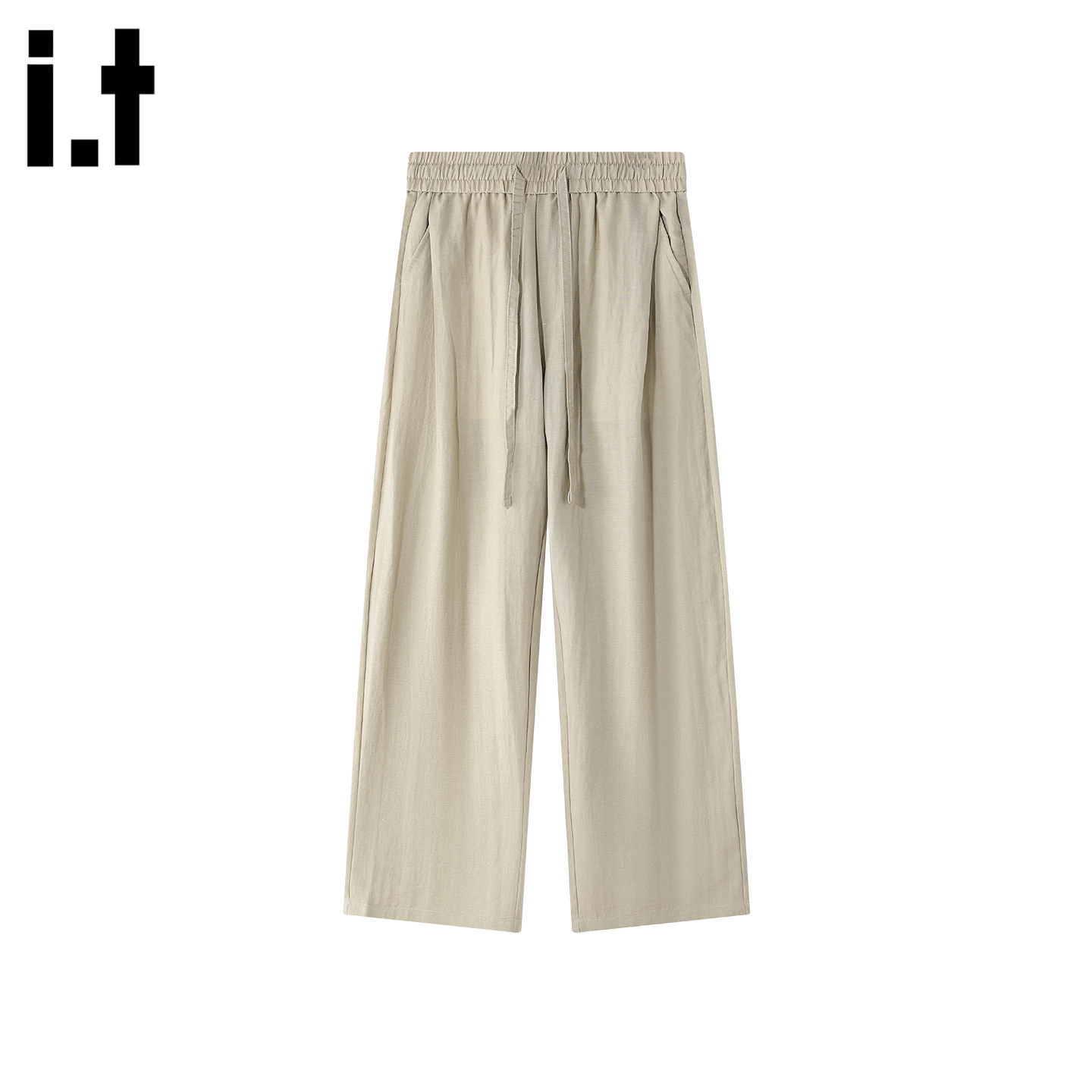 IT'S5cm冰丝薄款抽绳休闲裤