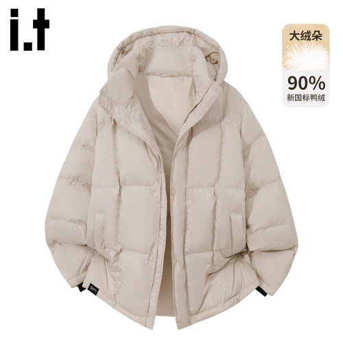 it5cm保暖防寒90白鸭绒羽绒服