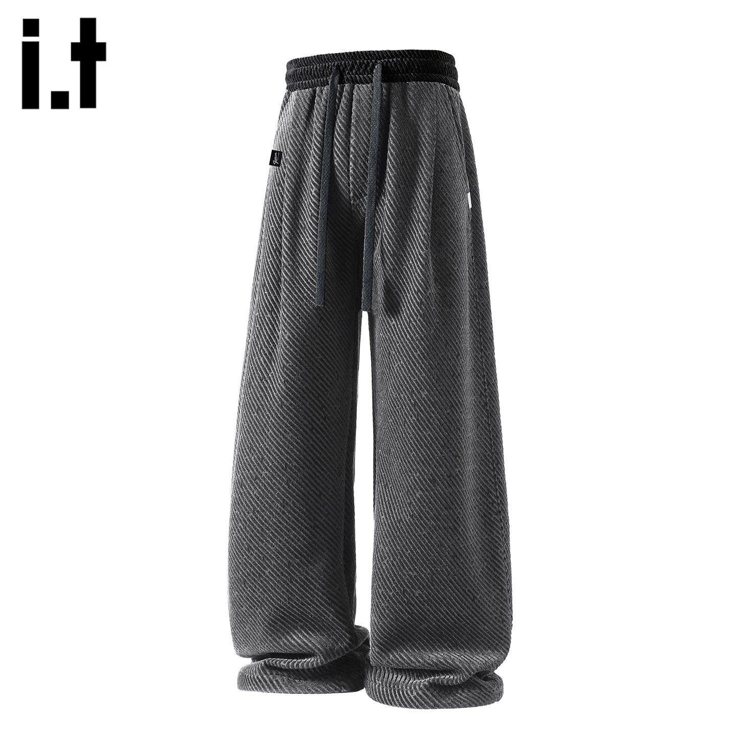 it :5cm/FIVECM慵懒风休闲裤子男春季2026新款美式直筒宽松阔腿裤