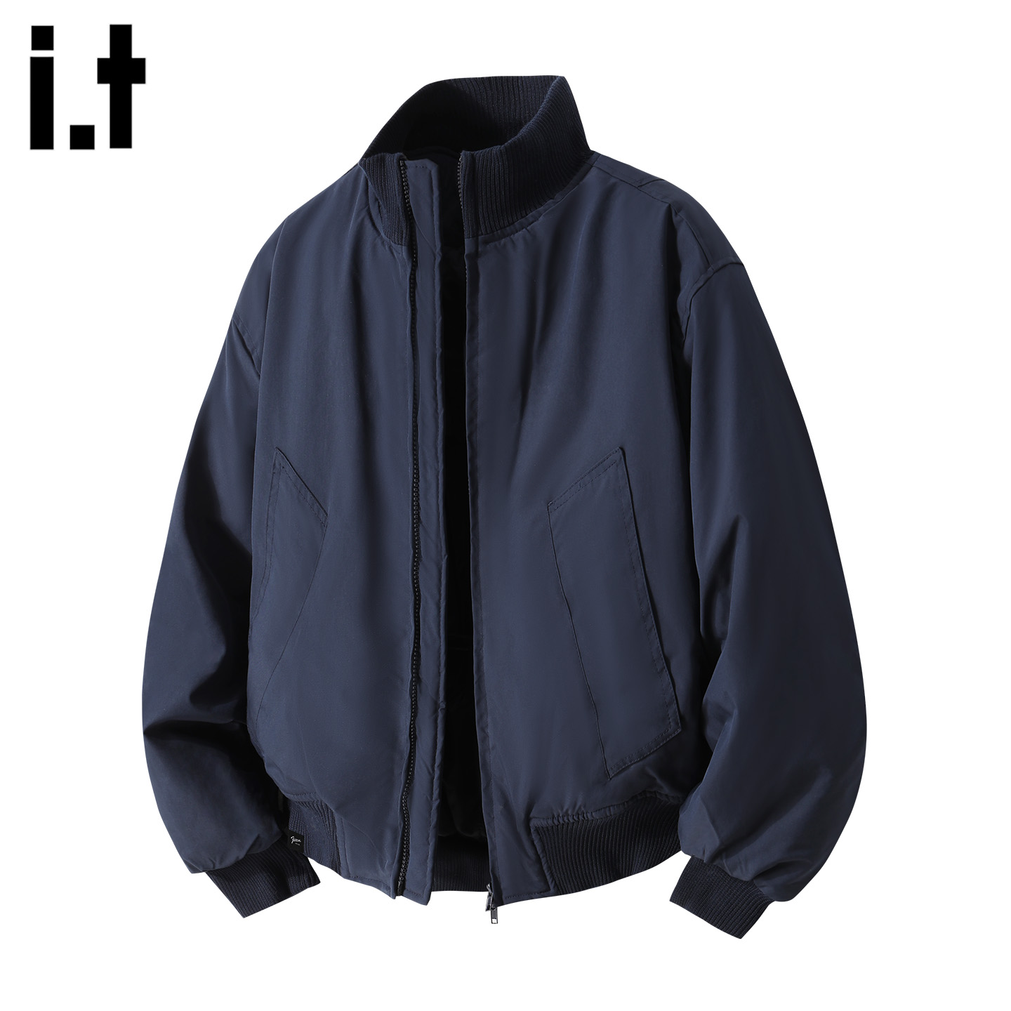 FIVEcm时尚立领棒球服棉衣