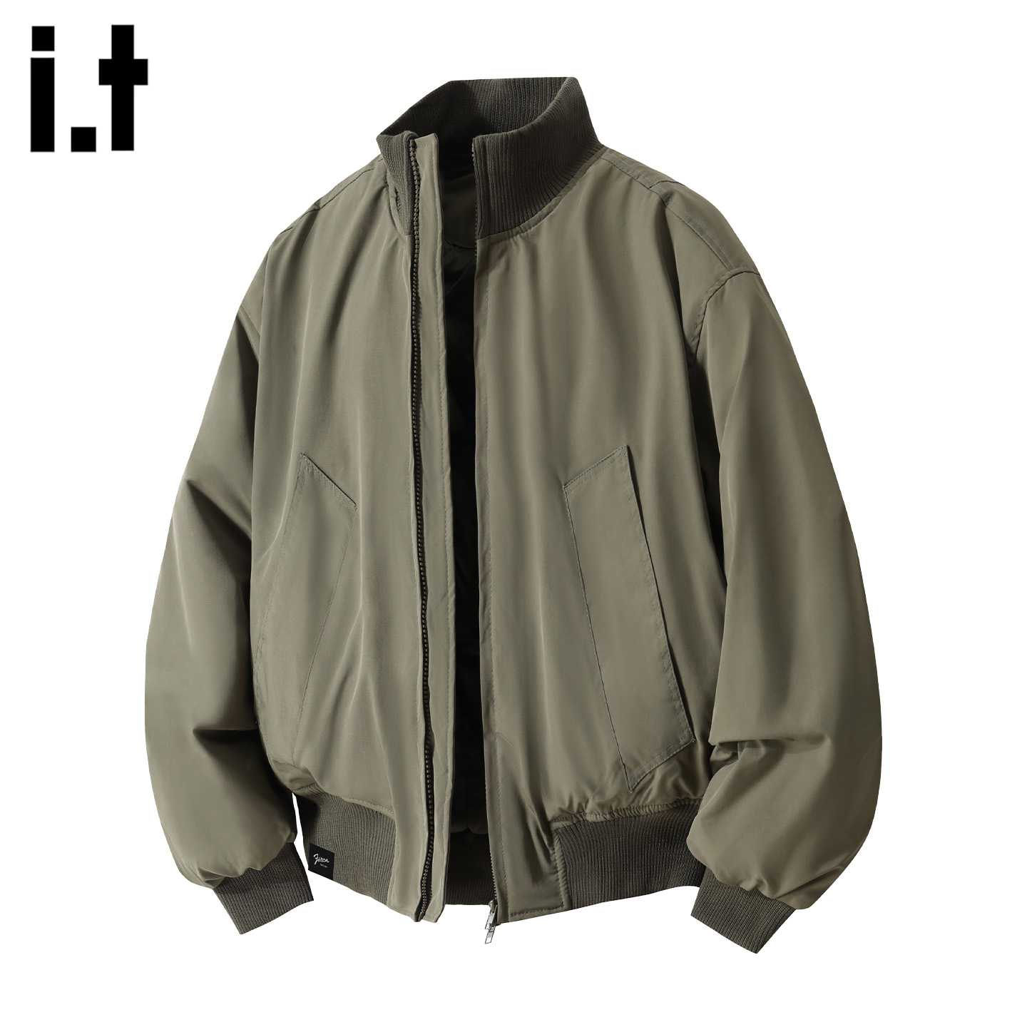 美式立领棒球服棉服男款棉衣外套