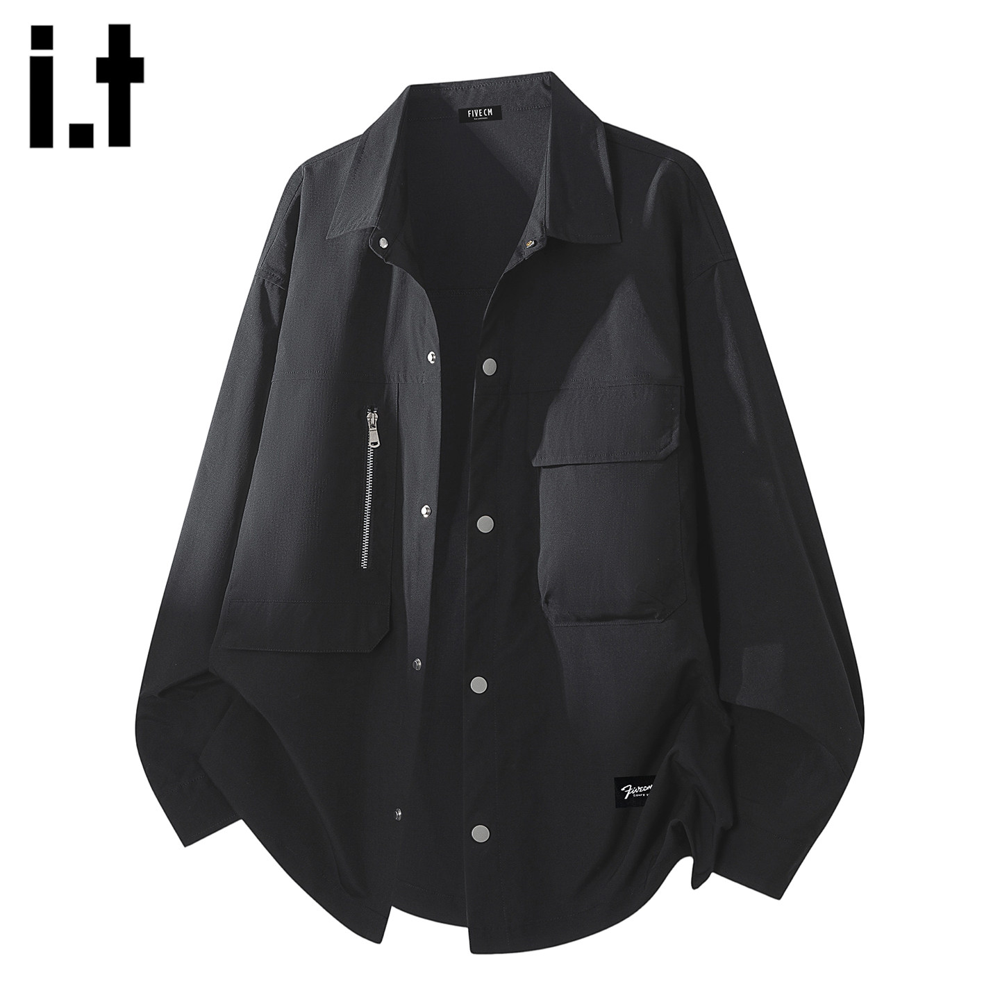 it5cm设计感潮流衬衫外套