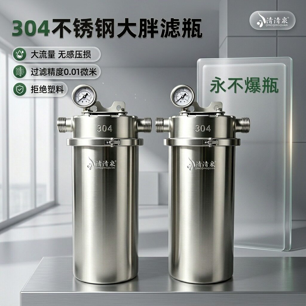 304不锈钢过滤器大通量净水防爆图片