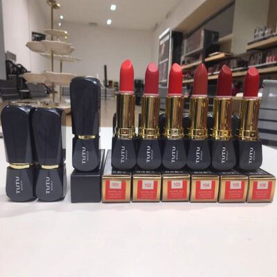 正品彩妆 口红持久保湿不易脱色滋润不粘杯玻璃咬唇妆唇膏6色5219