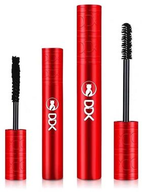 正品DDK滴滴猫睫毛膏大眼睛4D蚕丝纤维加长浓密卷翘防水抖音同款