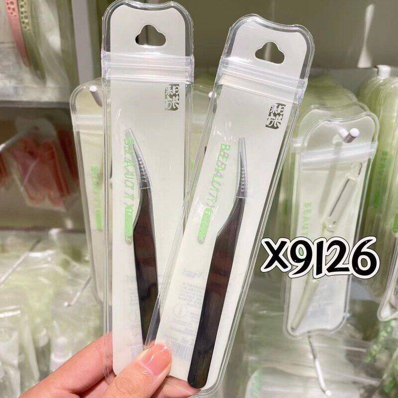 正品美睫师镊子假睫毛夹开花镊