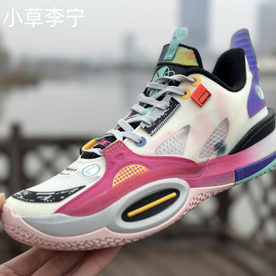 篮球鞋李宁耐磨低帮男子
