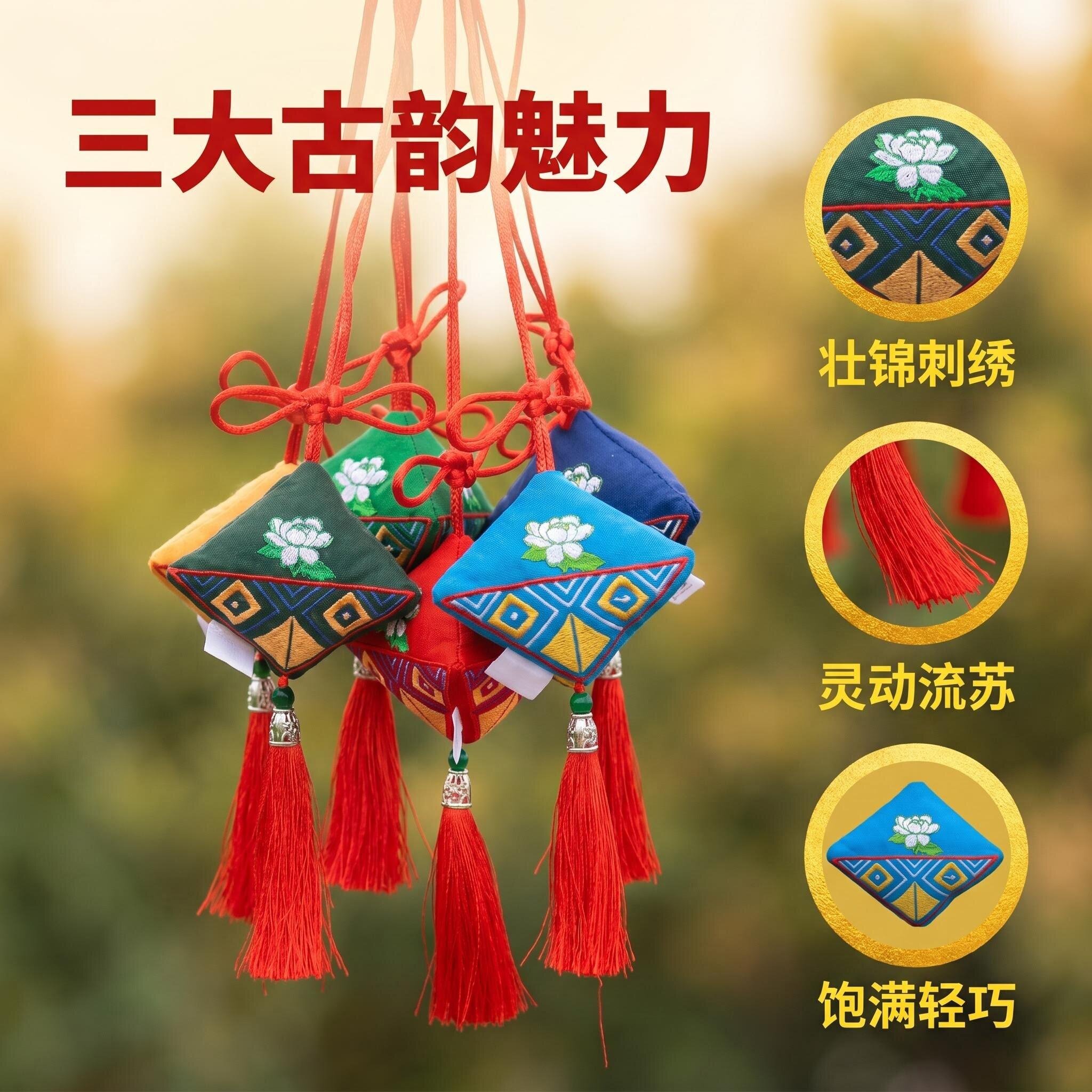 茉莉花香包车载家用持久留香图片