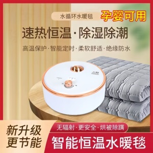 水暖电热毯双人双控电褥子单人家用水循环炕水热毯床垫调温水全套