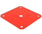 金榕2片装 2件起售 TPR硅胶如意隔热垫杯垫碗垫餐垫锅垫B 7462