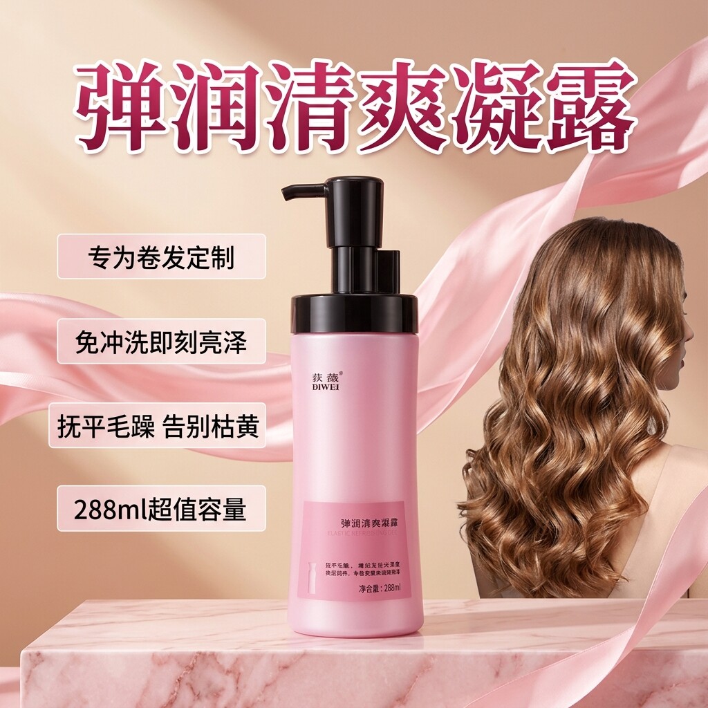 荻薇弹润免洗保湿亮泽不油腻凝露