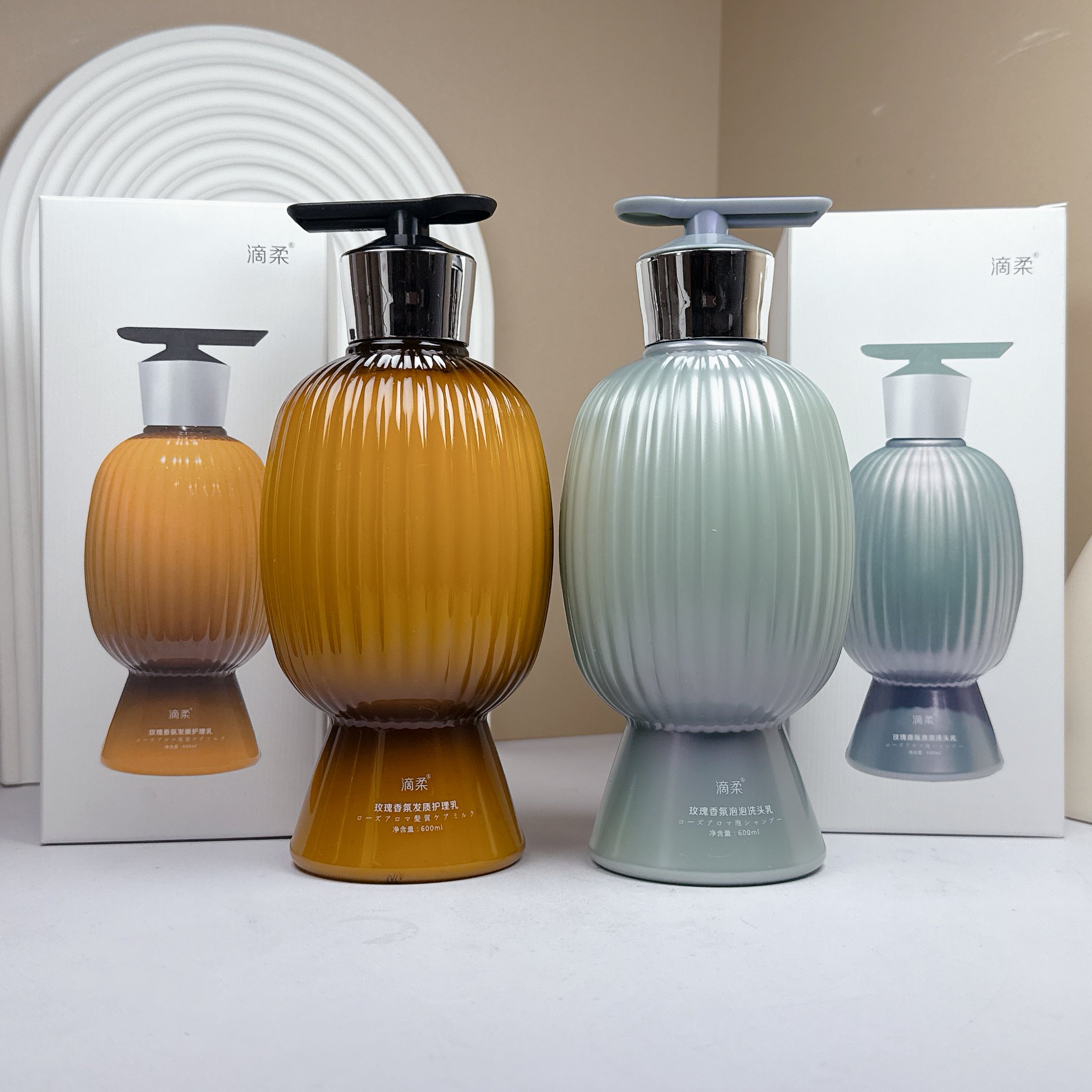 滴柔玫瑰香氛泡泡洗头乳发质护理乳柔润秀发改善烫染干燥蓬松清爽