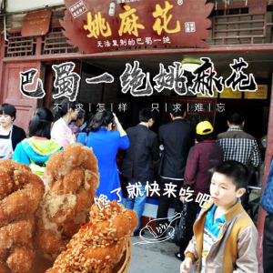 南充蓬安周子古镇下河街网红休闲零食姚麻花大袋装500g