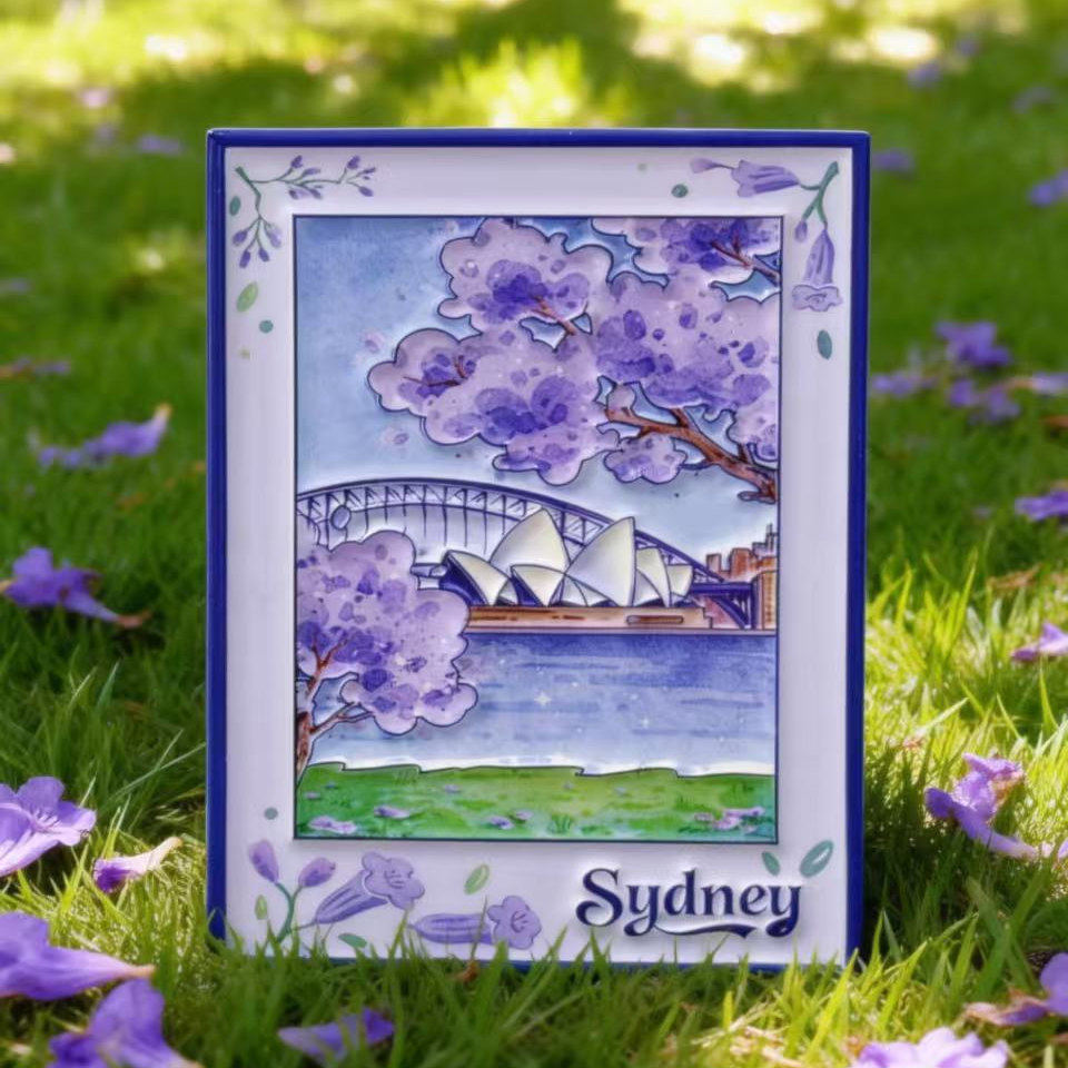 悉尼春风限定制海港蓝花楹浪漫金属冰箱贴旅游留学收藏纪念伴手礼,节庆用品/礼品,文化创意冰箱贴,淘宝优惠券,粉丝福利购,淘宝优惠卷