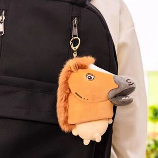 chiikawa马年新品头套萨奇马吉伊小八乌毛绒限定挂件抽象送人礼物