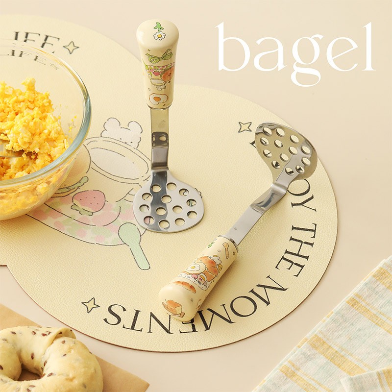 进口土豆泥压泥器神器不锈钢家用捣泥器宝宝辅食牛油果按泥器