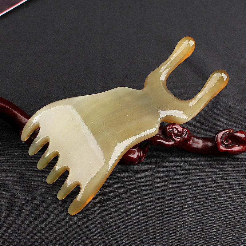 牦牛角爪头部按摩器刮鼻粱神器头疗经络梳子抓头皮刮痧眼部美鼻器,个人护理/保健/按摩器材,头部按摩器,淘宝优惠券,粉丝福利购,淘宝优惠卷