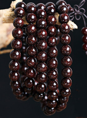 08颗12mm正宗印串爆满度小叶男女情侣佛珠0mm紫檀手手链8金星1mm1