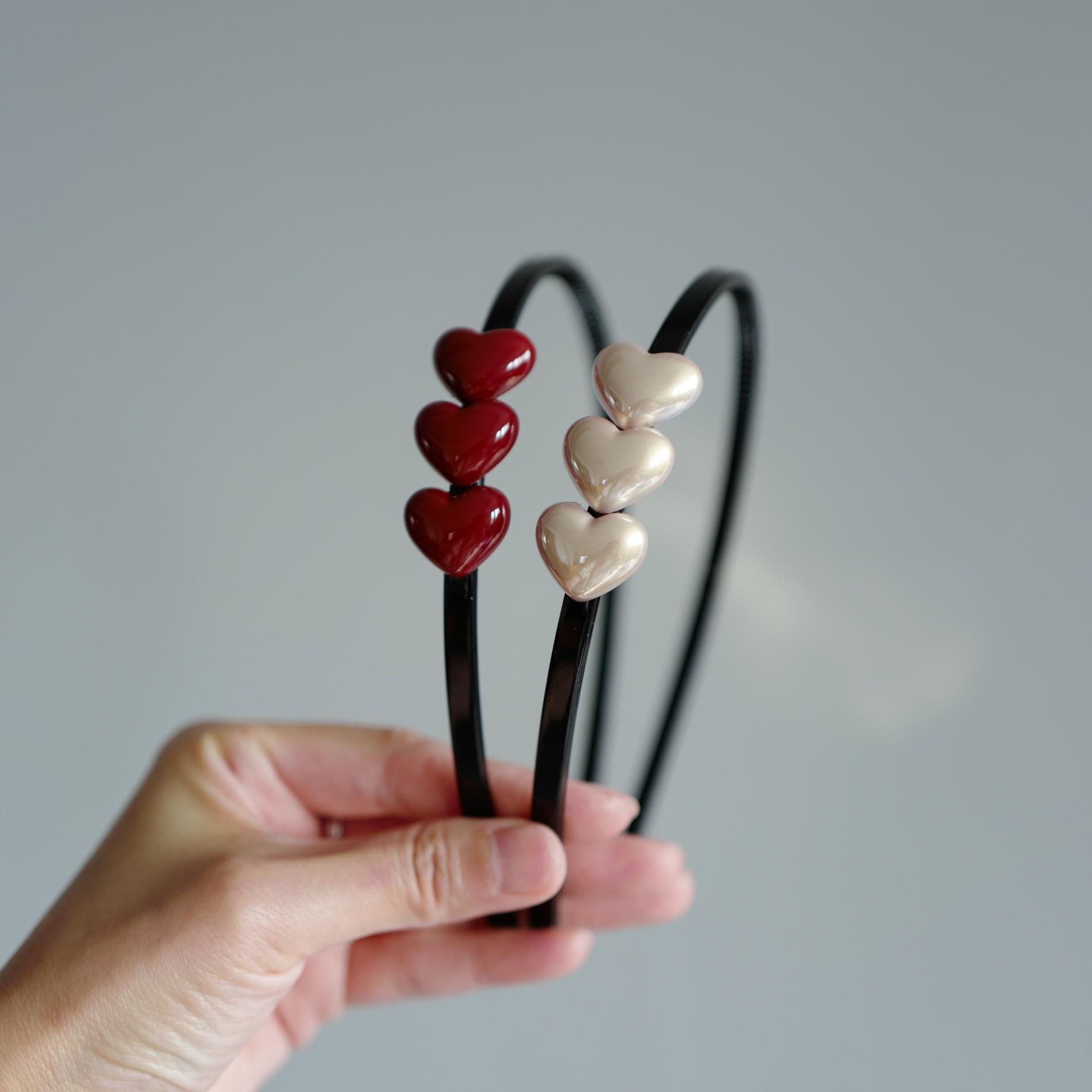 金色爱心儿童带齿头箍小学生有齿碎发箍防滑洗脸束发韩版头饰发饰