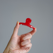 高品质果冻质感小号抓夹夹得紧儿童后脑勺发抓 加厚鳄鱼夹鲨鱼夹