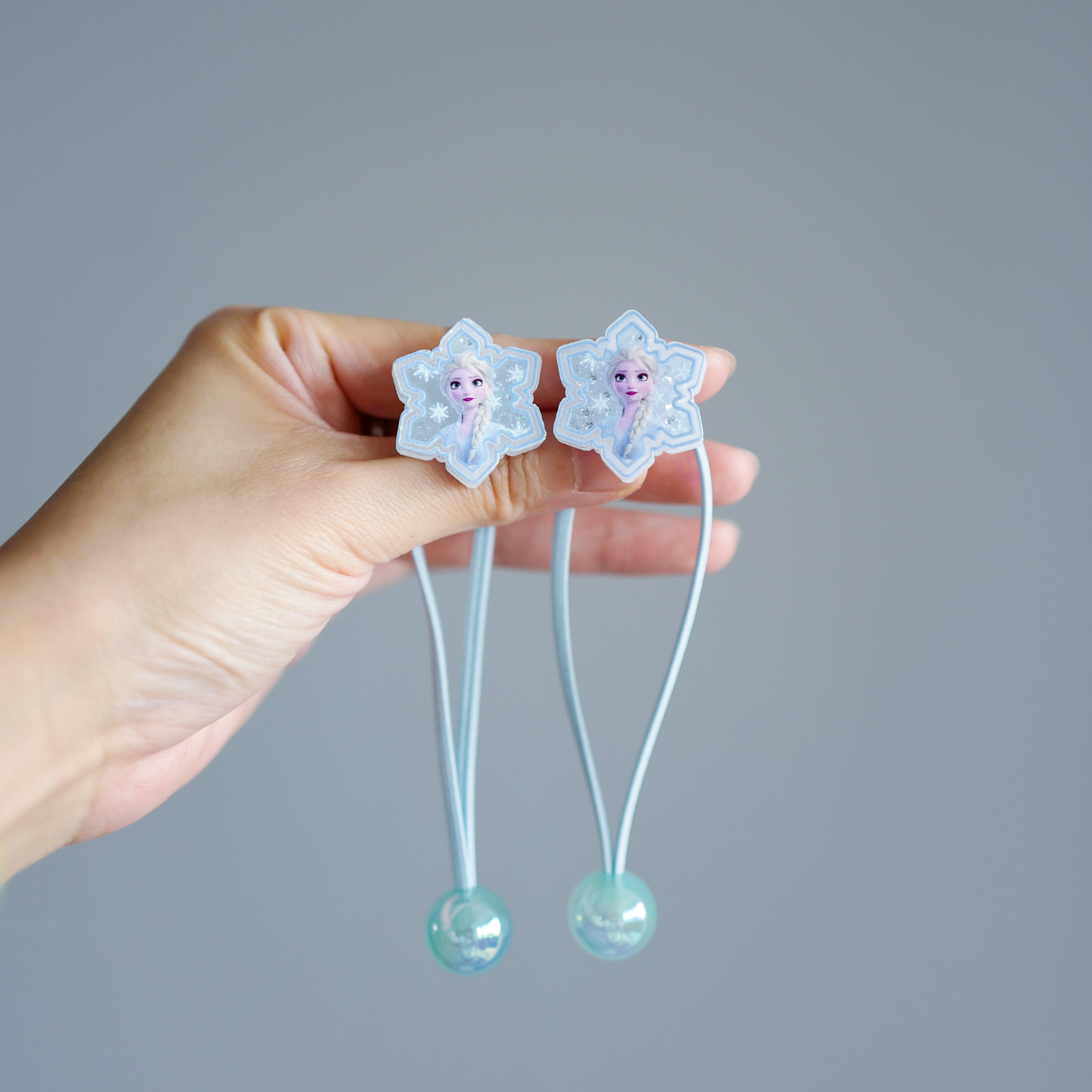 儿童头绳女扎马尾皮筋高弹力发圈双头发绳对扎绕绕头绳缠绕款皮套