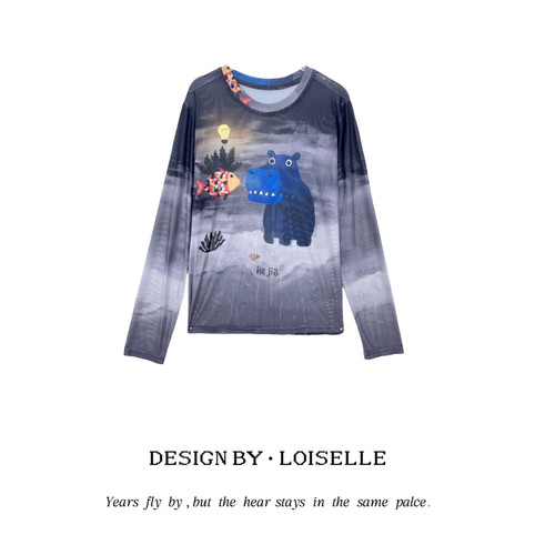 【告别之夜】LOISELLE洛赛儿【南絮打底】时尚百搭打底衫