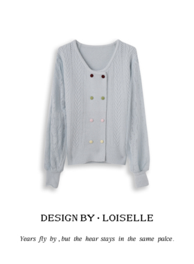 【官补之夜】LOISELLE洛赛儿【私藏浪漫】时尚百搭休闲毛衣